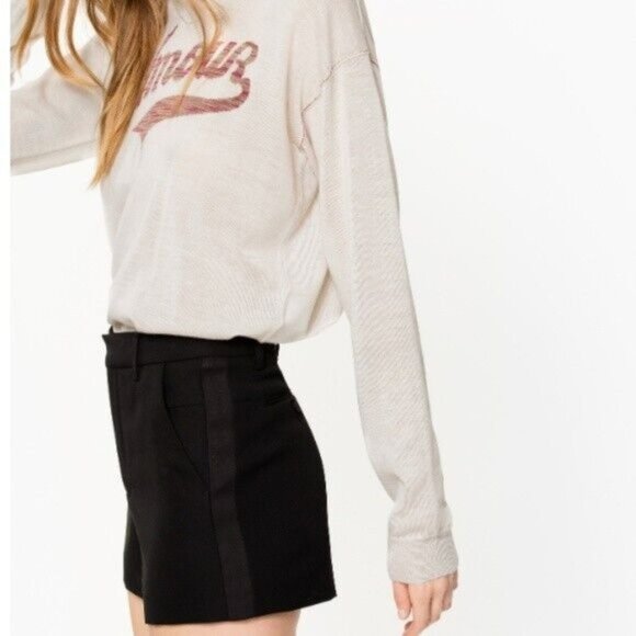 ZADIG & VOLTAIRE $368 Amour Extra Fine Merino Wool Sweater Ivory Size XS - Picture 3 of 9